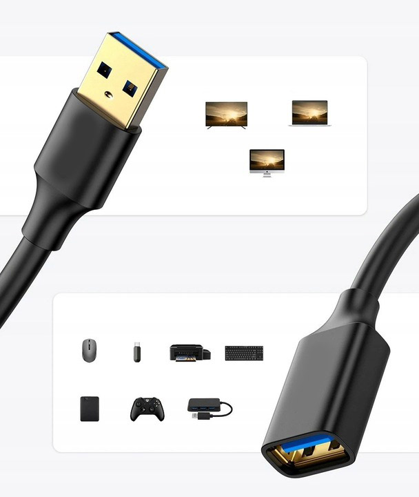 Купить КАБЕЛЬ-УДЛИНИТЕЛЬ USB 3.0 ZENSKI-MESKI 1,8М: отзывы, фото, характеристики в интерне-магазине Aredi.ru