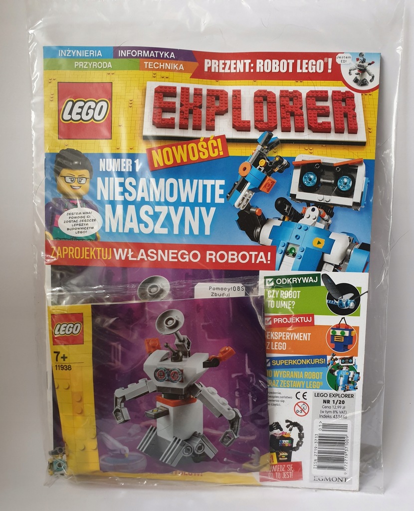 NOWOŚĆ ROBOT Lego magazyn EKPLORER 1.2020