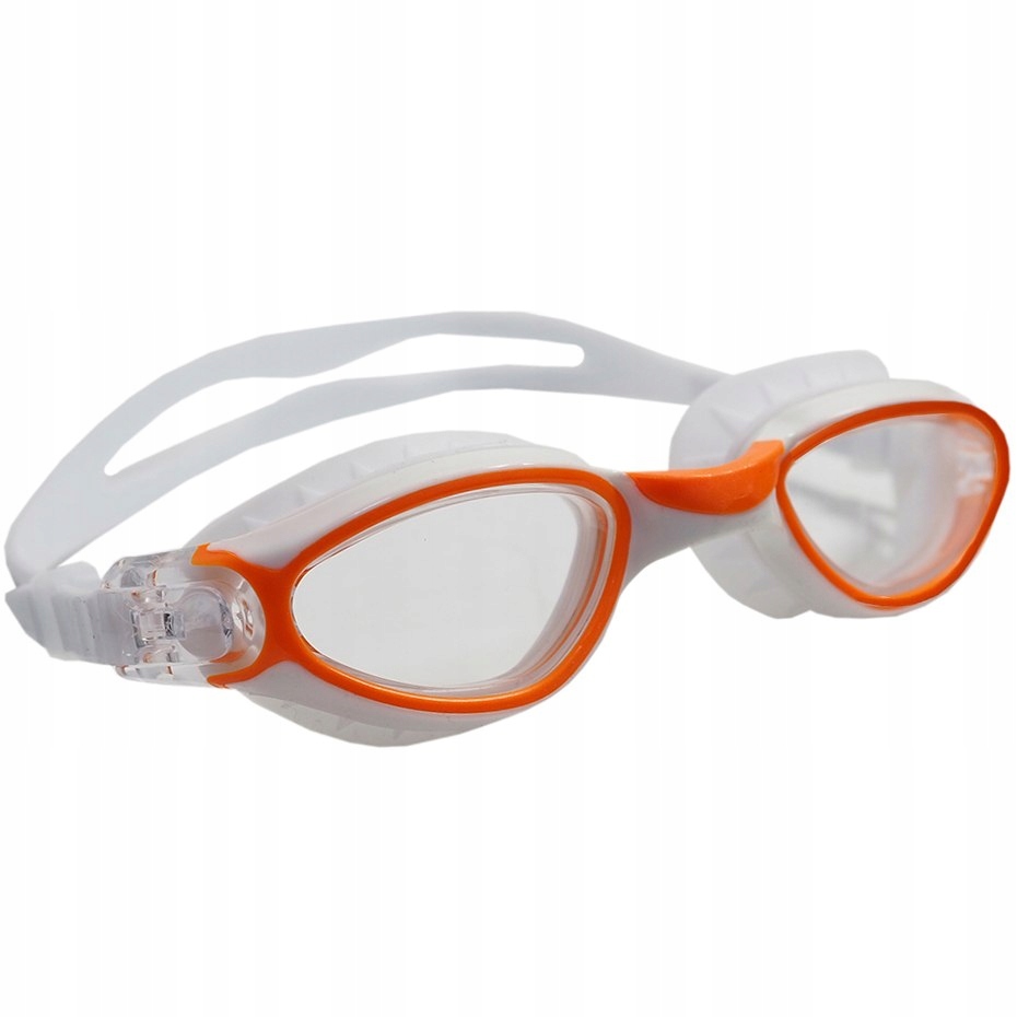 Okulary pływackie Crowell GS22 VITO biało-pomarańc