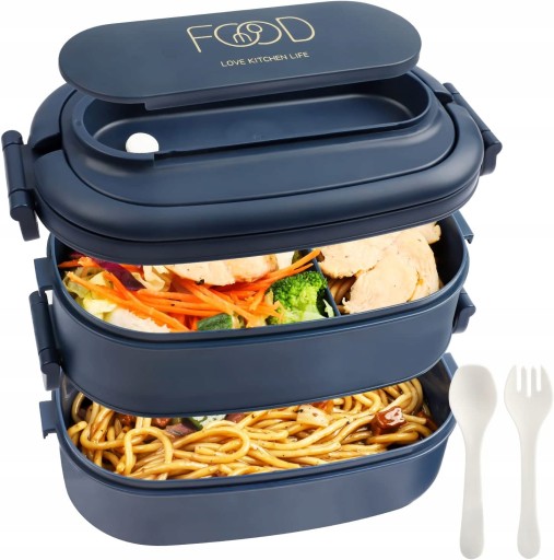 LUNCH BOX ŚNIADANIÓWKA DZIECKA NA PUDEŁKO 1550ML