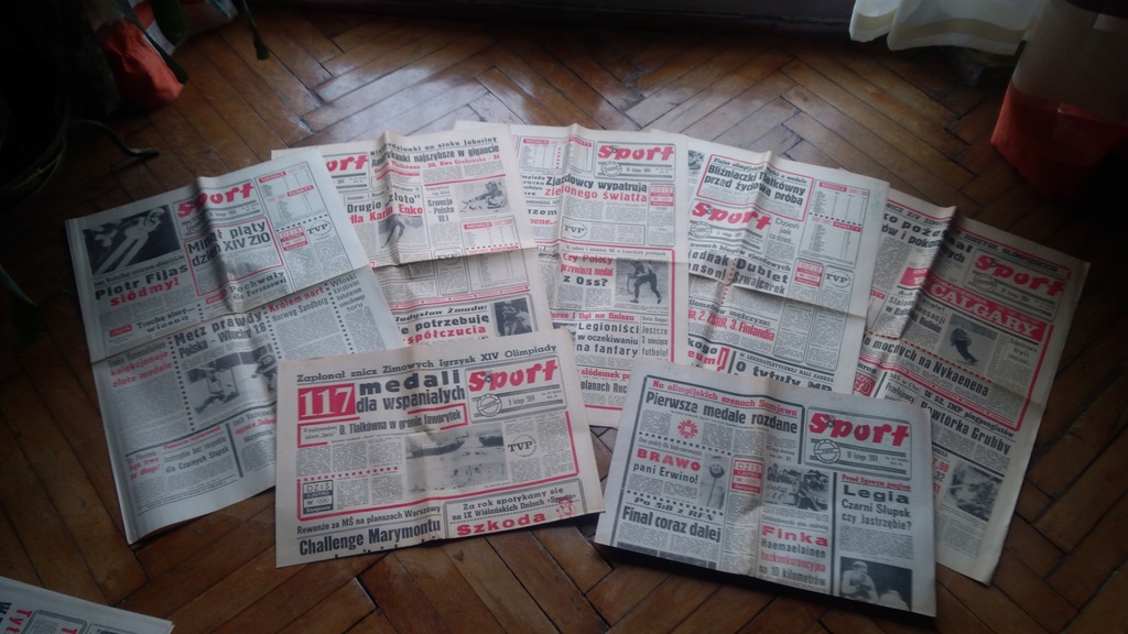 Gazeta katowicki "SPORT" 1984 r.