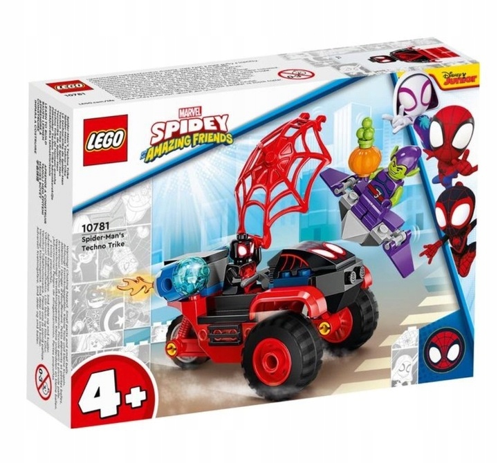 LEGO Super Heroes - Spidey Techno trójkolowiec Spider 10781