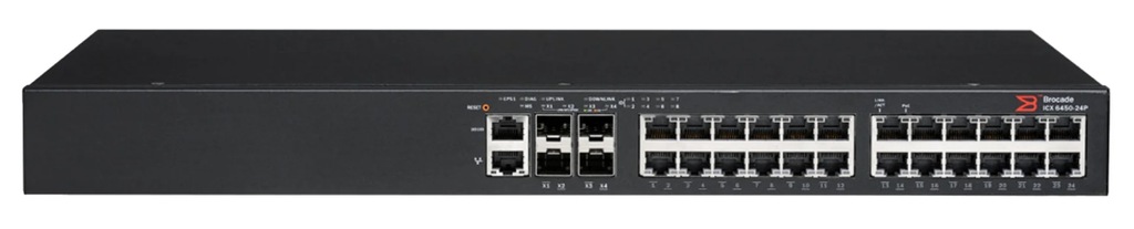 Switch Brocade ICX 6450-24 24x 1Gbit RJ-45, 4x 1/10Gbit SFP+