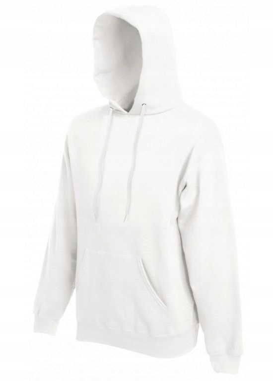 BLUZA Z Kapturem FRUIT HOODED Classic white man L