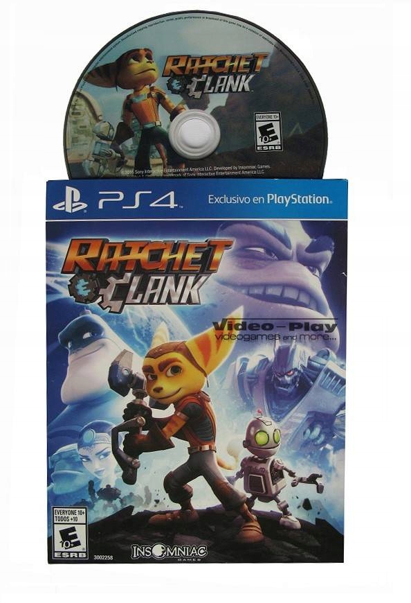 Gra RATCHET and CLANK PS4 Nowa Cardboard