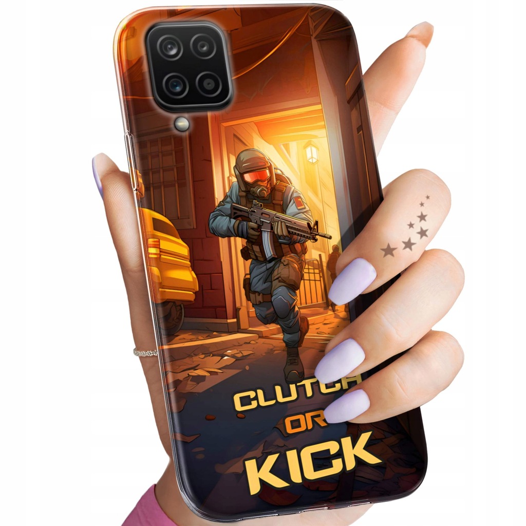 ETUI DO SAMSUNG GALAXY A12 WZORY CS GO COUNTER-STRIKE OBUDOWA POKROWIEC