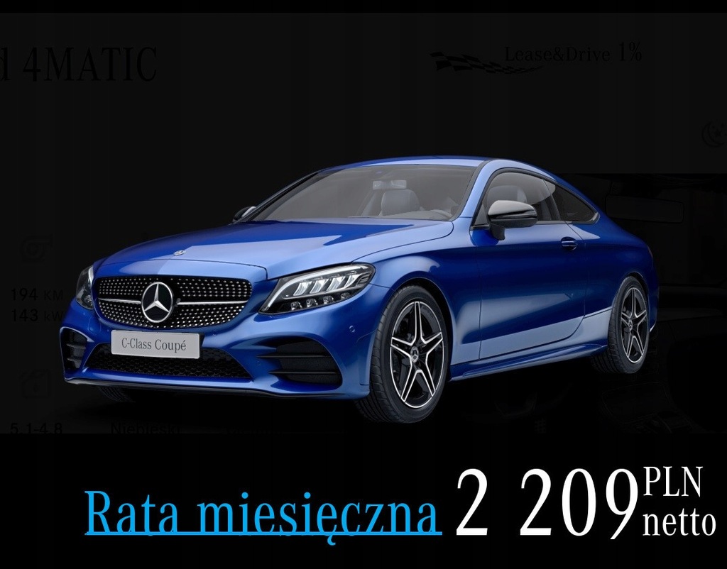 Mercedes Benz C 220 Mercedes Benz C 220 D 4matic C 9679542901 Oficjalne Archiwum Allegro