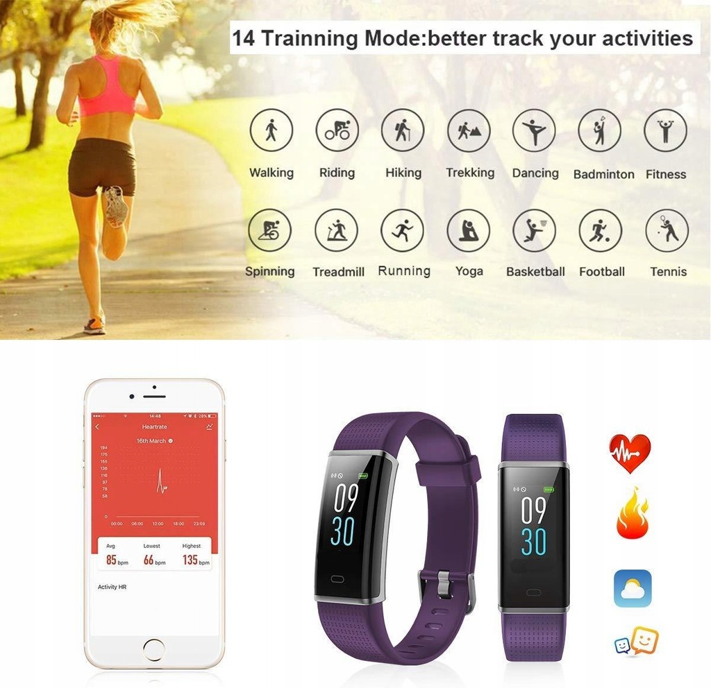 efo shm fitness tracker