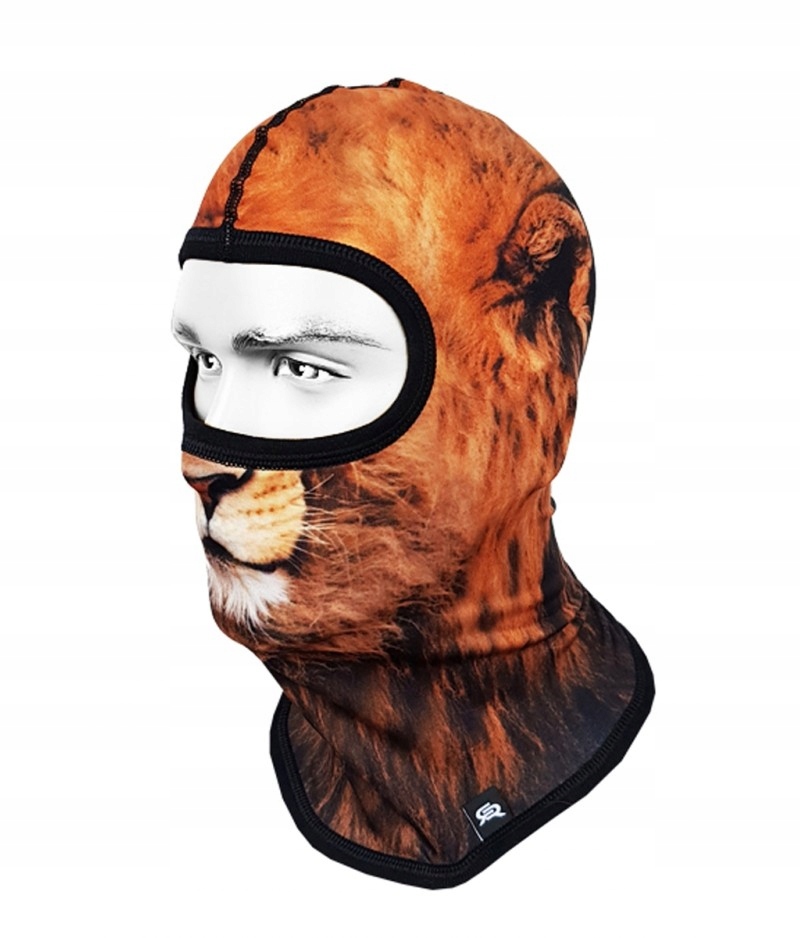 termoaktywna kominiarka Rough Radical junior lew pod kask na narty