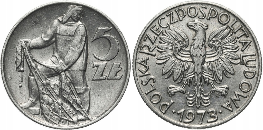 175.Polska - PRL - 5 złotych - 1973 - St. 2- #A