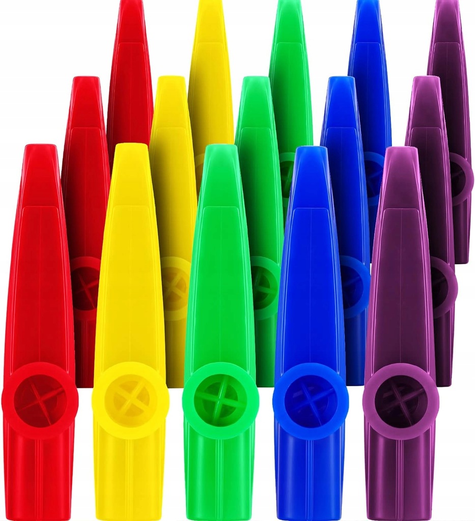 15x KAZOO PLASTIKOWE 15 SZTUK