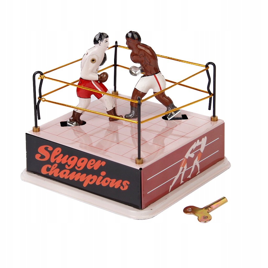 Vintage Wind Up Boxing Wrestling Clockwork