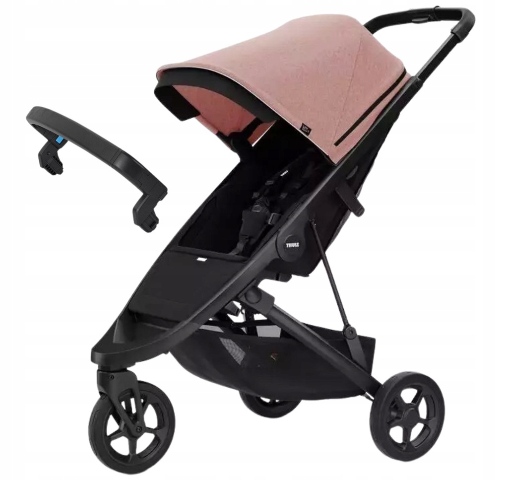 THULE SPRING WÓZEK LEKKI DO 22KG + PAŁĄK ROSE