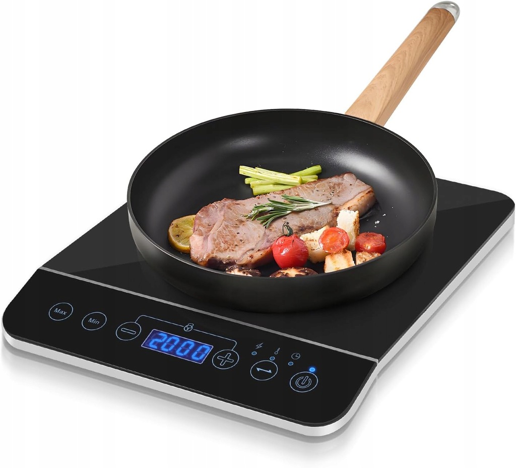 Aigostar BlueFire 30PKZ - przenośna płyta indukcyjna 10 mocy.