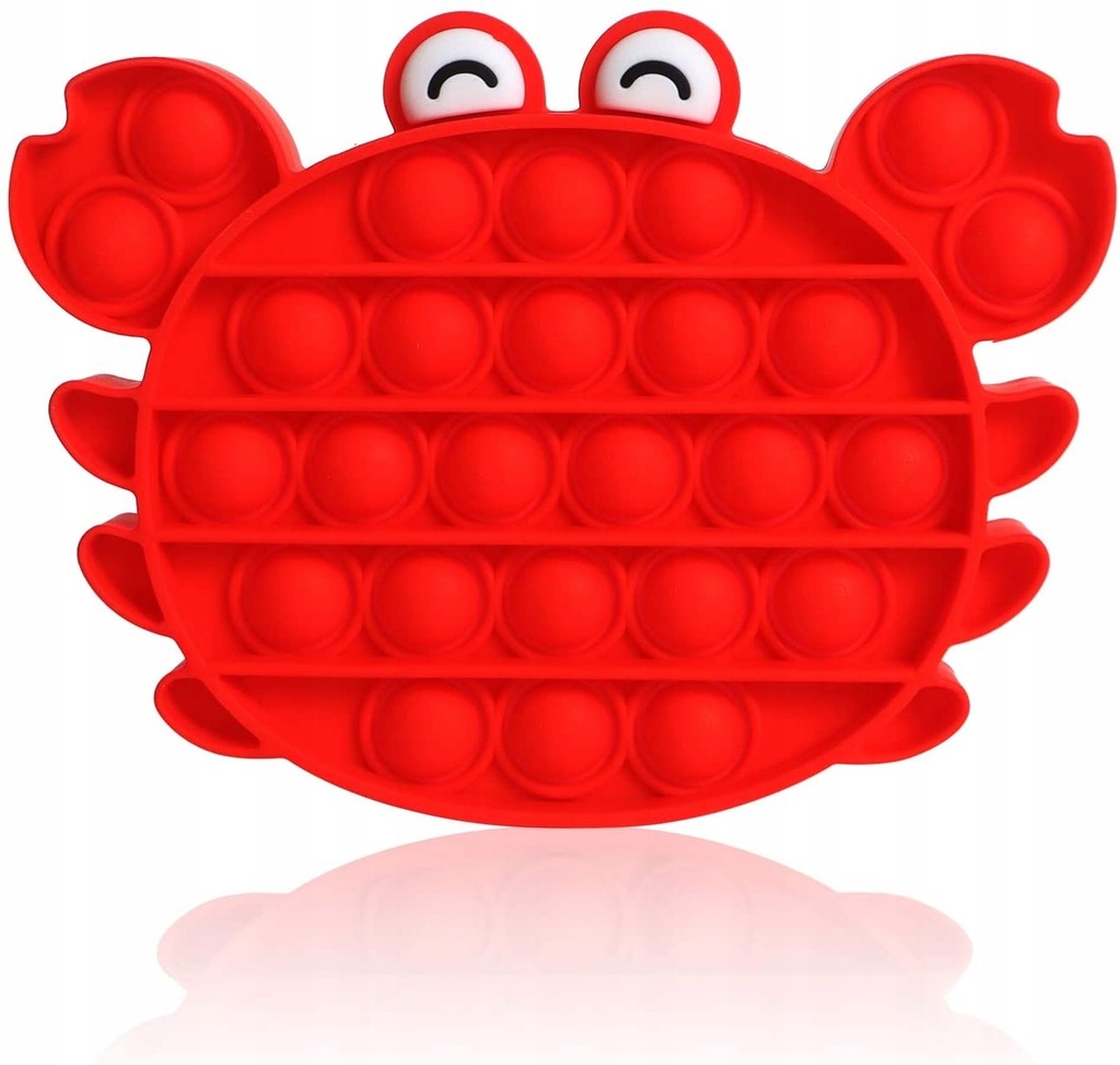 Push Bubble Pop It Fidget Sensory Toy Krab