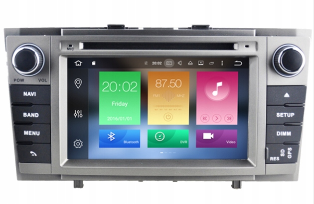 NAWIGACJA RADIO 2DIN TOYOTA AVENSIS T27 ANDROID 8