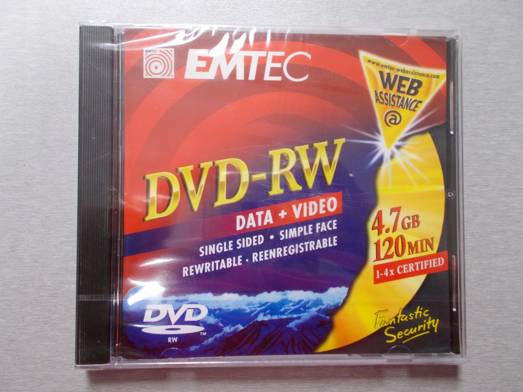 Płyta Emtec DVD-RW 4.7 GB