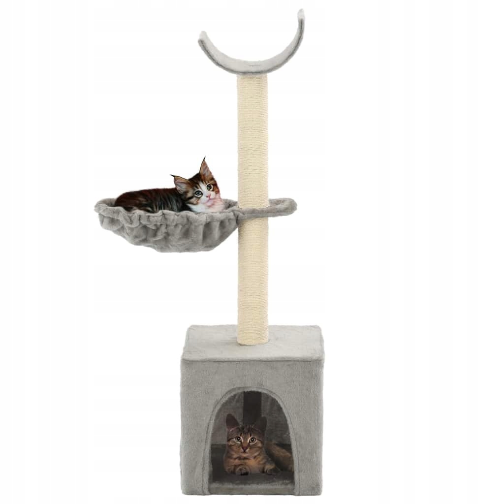 Drapak dla kota z sizalowymi słupkami, 105 cm, sza