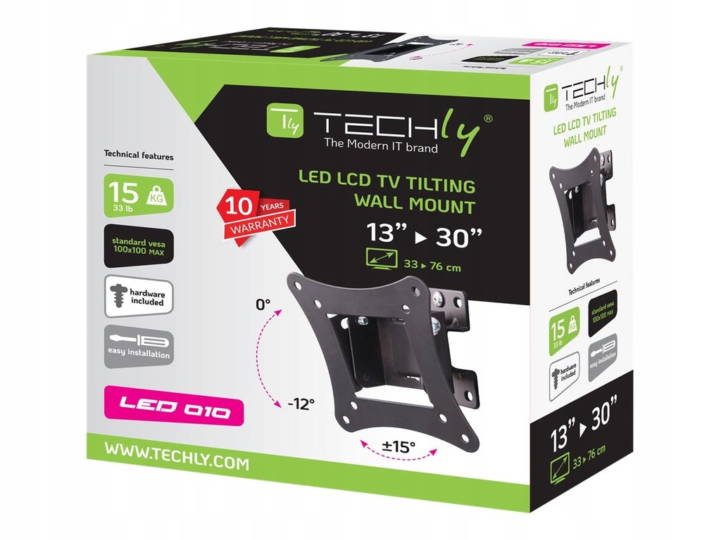 Techly 106602 Techly Uchwyt ścienny do T