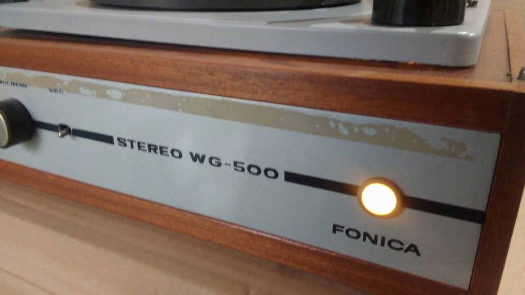 wzmacniacz lampowy gramofon wg 500 Fonica unitra