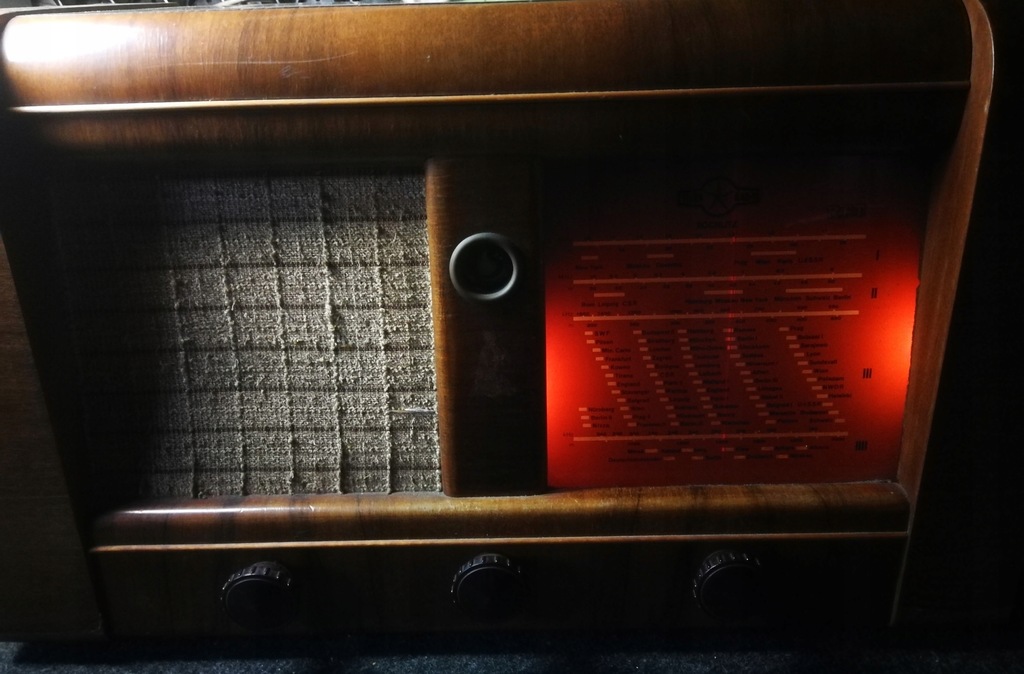 Stare radio lampowe STERN 5E61-D RFT Rochlitz