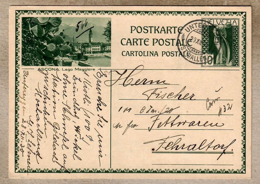 Szwajcaria, 1930 r. kaktusy