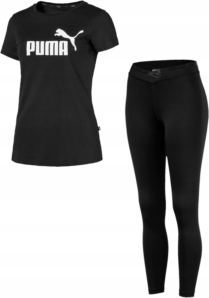 KOMPLET SPORTOWY DAMSKI ESSENTIALS + SPORT PUMA