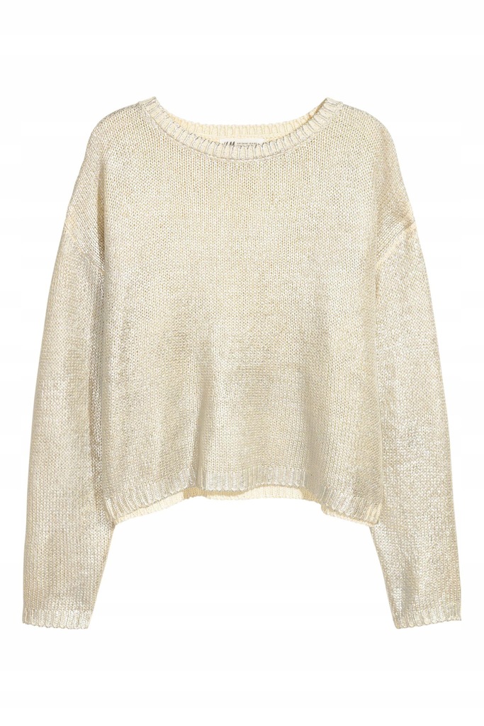 30R050 H&M__MJ9 SWETER BASIC POŁYSK__170