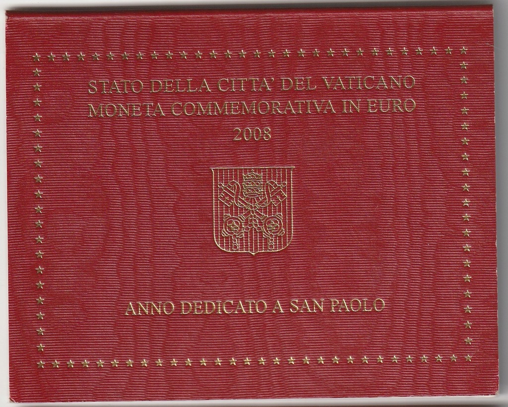 2 Euro Watykan 2008 Rok św. Pawła Apostoła