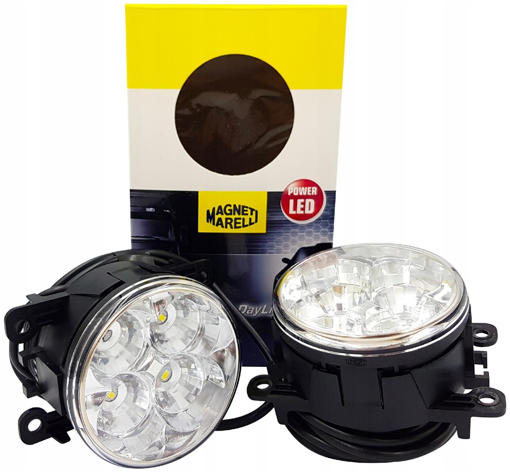 REFLEKTOR OSWIETLENIE LED DO JAZDY DZIEN 12V /24V ZESTAW 2SZT OKRAGLE JAZD