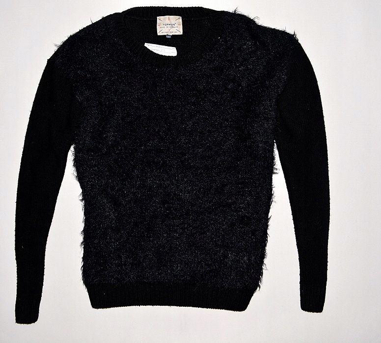 9112-58 ....TOPMAN... n#s CIEPLY SWETER BLACK r.S