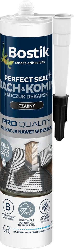 Uszczelniacz dekarski Bostik czarny 280ml