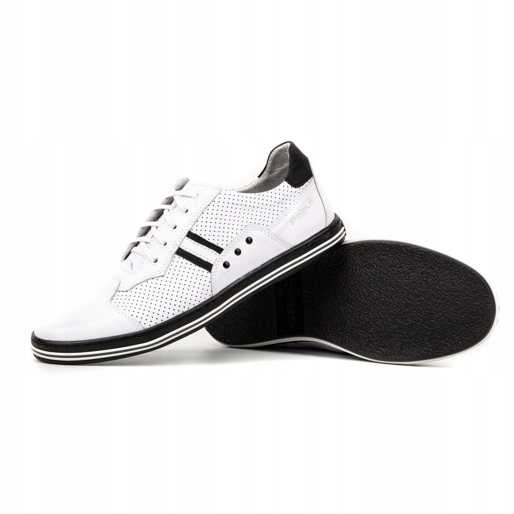 Купить Мужские кожаные туфли на шнуровке 1801P, белые 42: отзывы, фото, характеристики в интерне-магазине Aredi.ru