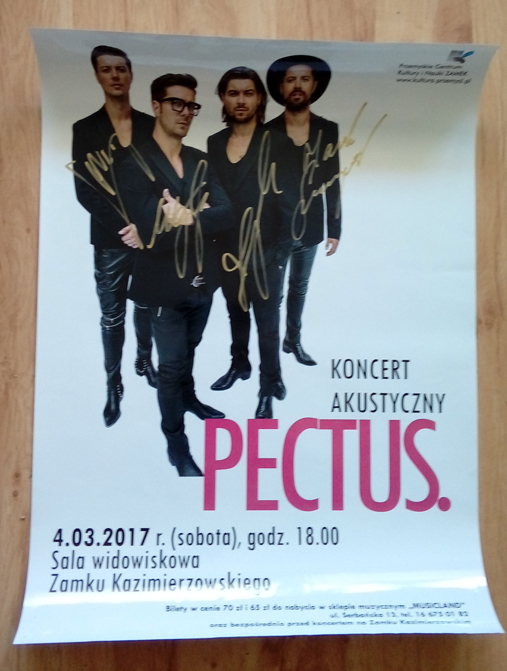 Pectus - plakat - autografy - aukcja dla Kuby