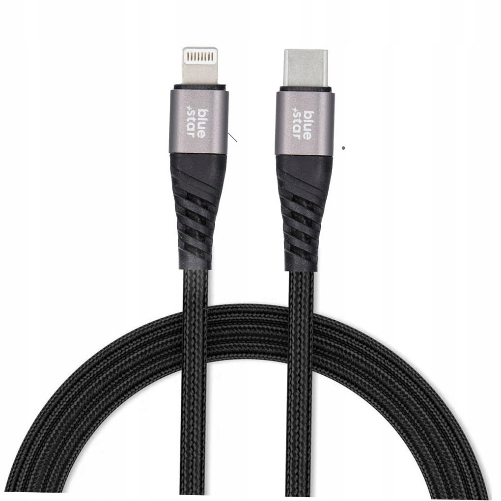 Mocny KABEL USB C do Lightning PRZEWÓD TYP-C 2.4A 1.2m do iPhone iPad