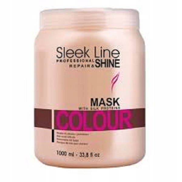 Sleek Line Colour Mask maska z jedwabiem do włosów
