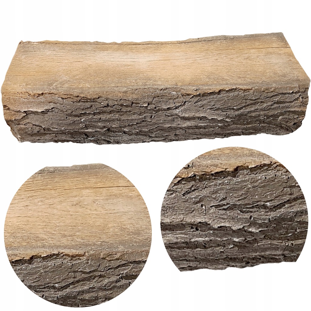 Obrzeże Ogrodowe Betonowe Cegła Drewniana Imitacja Drewna Knap 34,5x8 cm