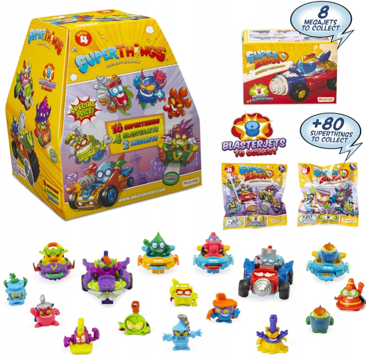 ZESTAW MAGIC BOX SUPER ZINGS SERIA 4 SUPER THINGS SPECIAL BOX XL FIGURKI