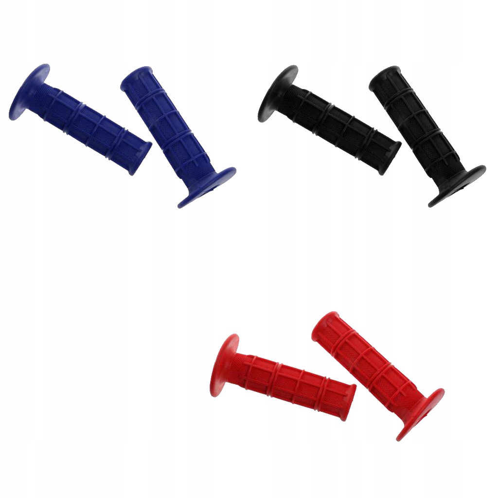 Kierownica 3 pary (czarny + niebieski + czerwony)