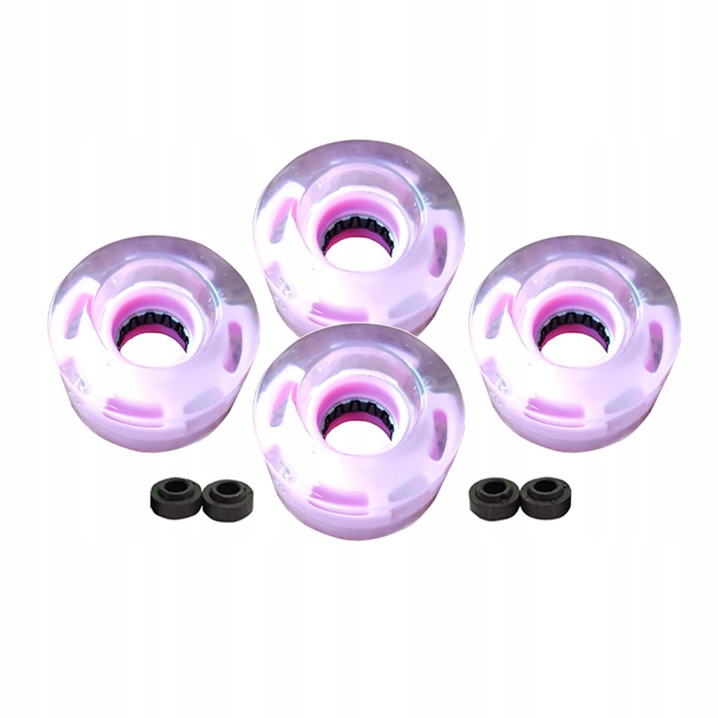 4pcs Roller Skate Wheels Light Flash for