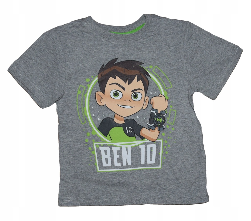 Bawełniany T-shirt Ben 10 Koszulka szara