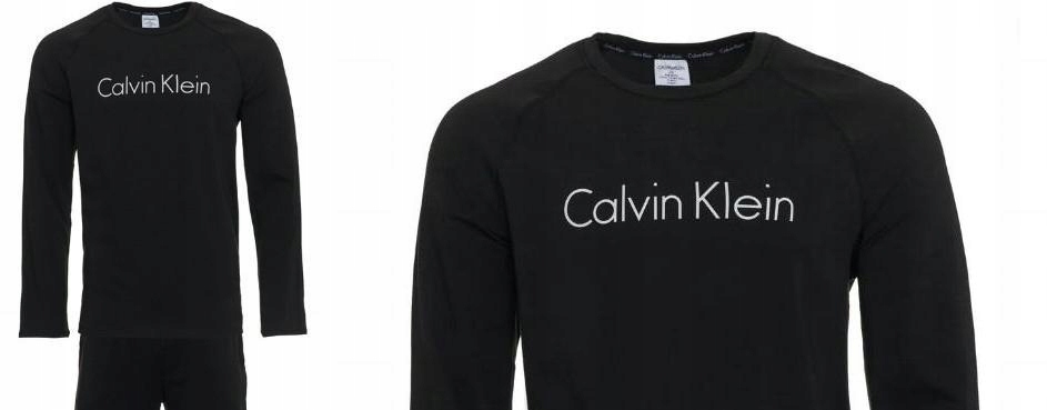 E317H5 CALVIN KLEIN PIŻAMA MĘSKA CZARNA M