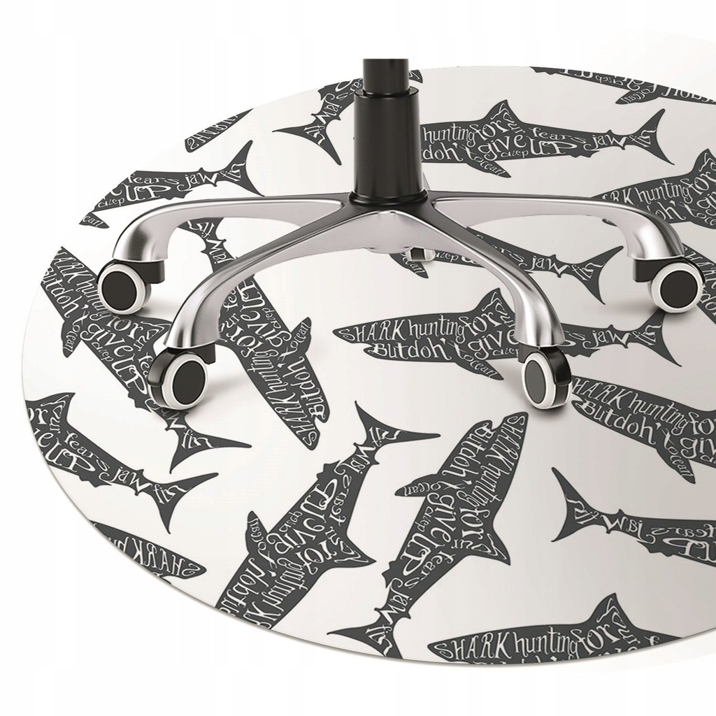 Mata fi 100 podkładka ochronna Typografia rekiny