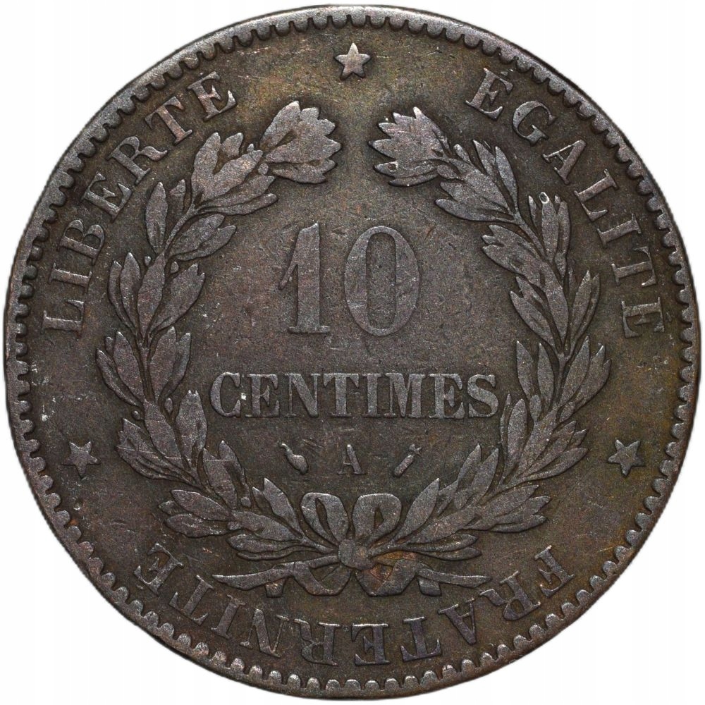 Francja 10 centymów 1893
