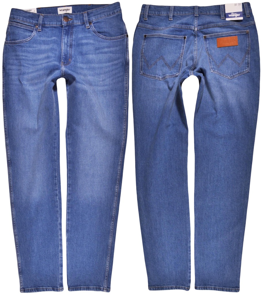 WRANGLER spodnie TAPERED jeans RIVER _ W32 L34