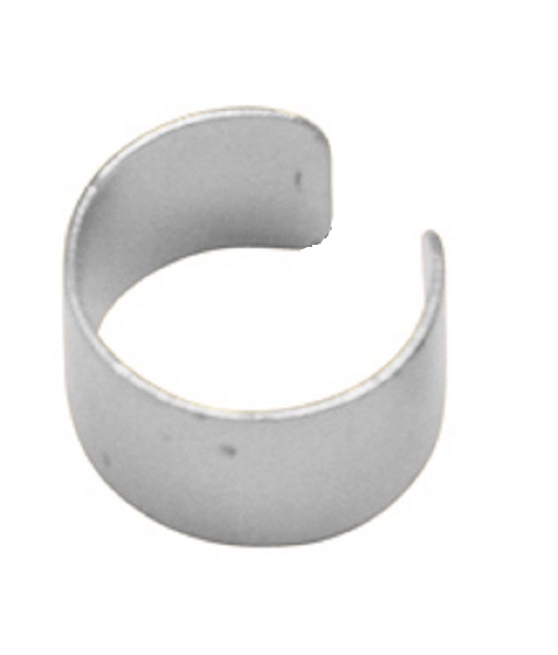 NAUSZNICA EAR CUFF kolor srebrny DIY blog piercing