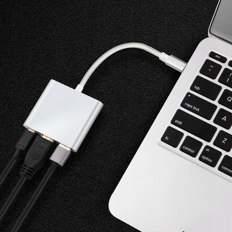 Купить Адаптер 3-в-1 HUB USB-C HDMI 4K MacBook: отзывы, фото, характеристики в интерне-магазине Aredi.ru