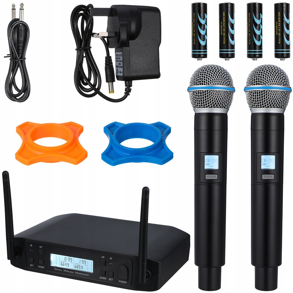 SYSTEM MIKROFONÓW BEZPRZEWODOWYCH 2 SZTUKI UK