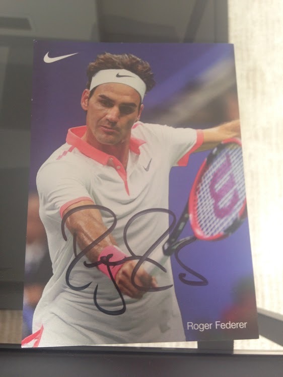 ROGER FEDERER AUTOGRAF - ORYGINAŁ