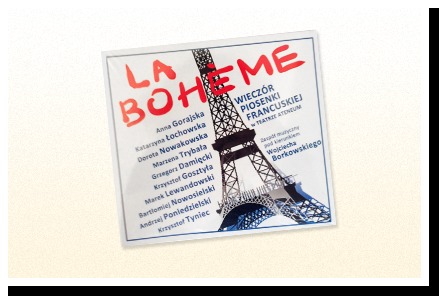 CD z muzyką do spektaklu „La Boheme”